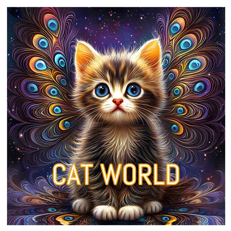 Cat world coloring book värityskirja