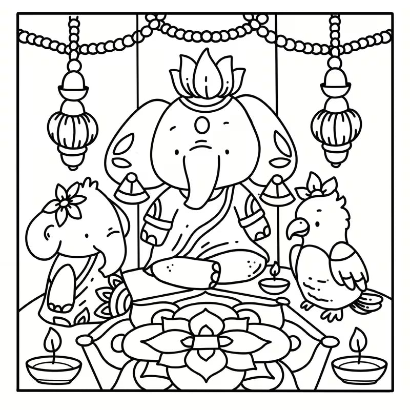 cozy escapes coloring book värityskirja