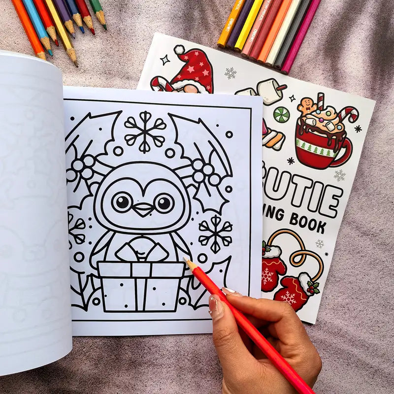Xmas cutie coloring book värityskirja