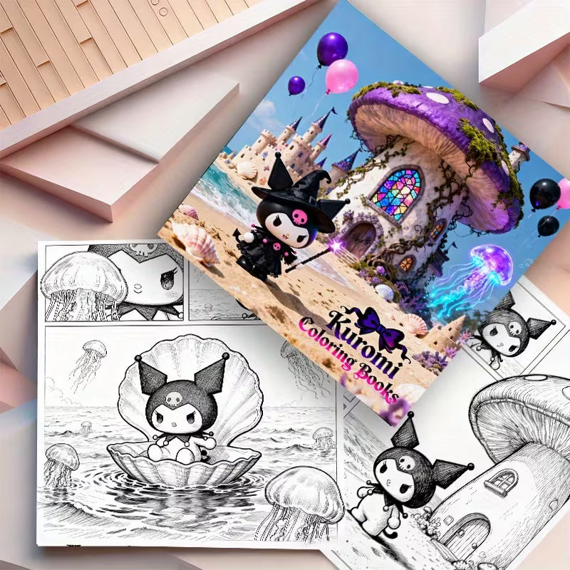 Kuromi coloring book värityskirja