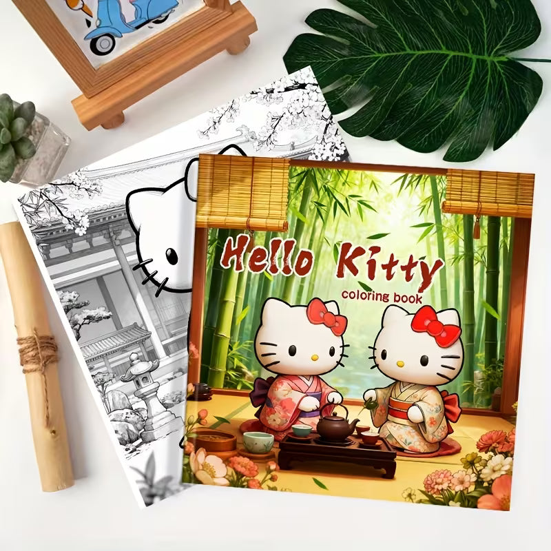 Hello Kitty coloring book värityskirja