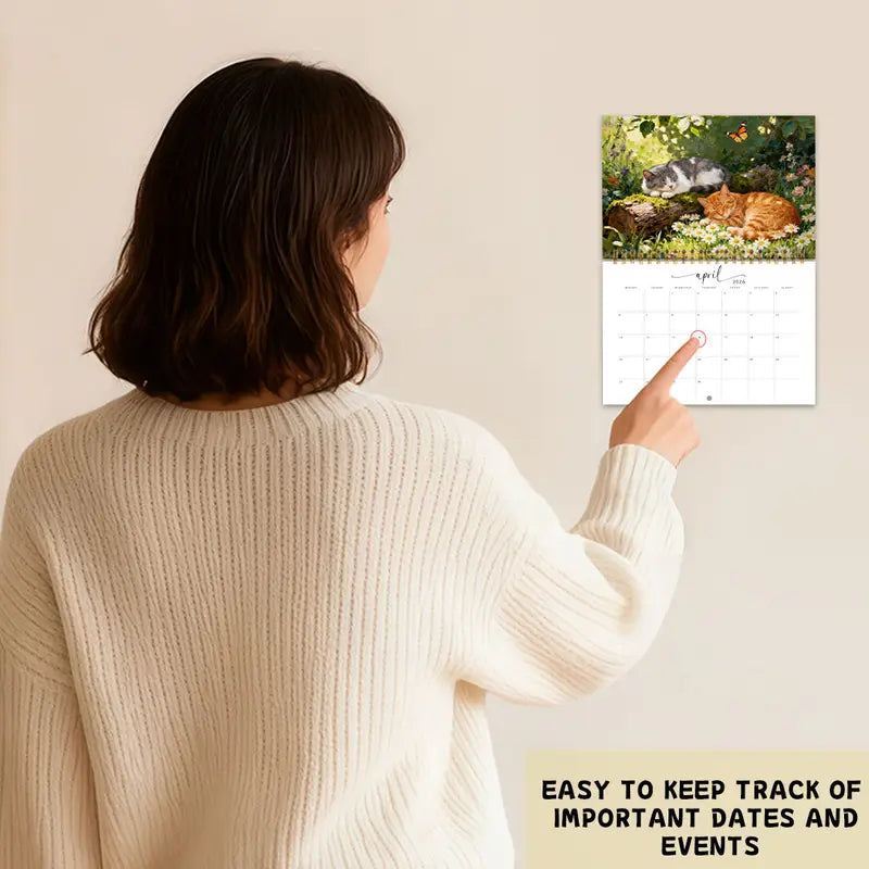 Kissakalenteri 2026 - A5-kokoinen