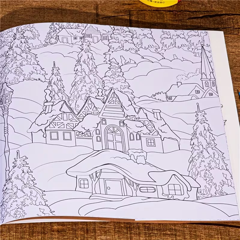 Magical winter värityskirja