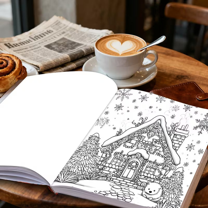 Christmas wounderland värityskirja