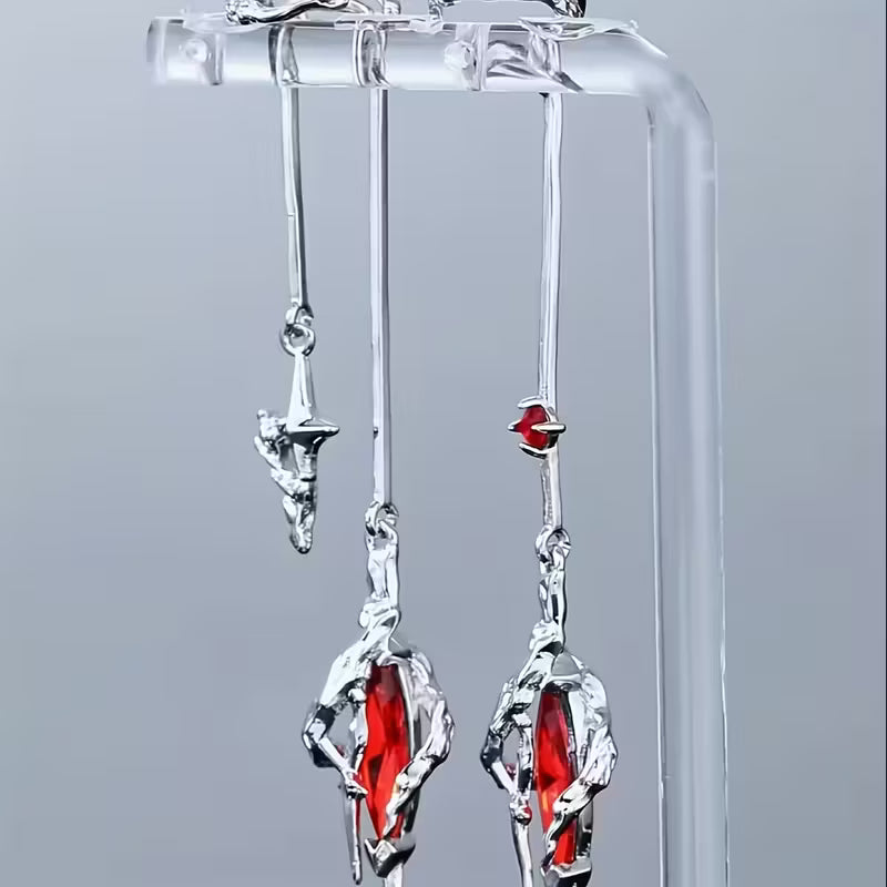 Pari kalvosinkorvakoruja, ei lävistystä tarvita