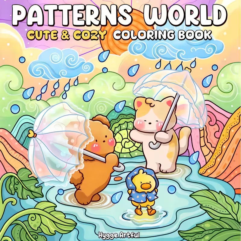 Patterns world coloring book värityskirja 38 pages