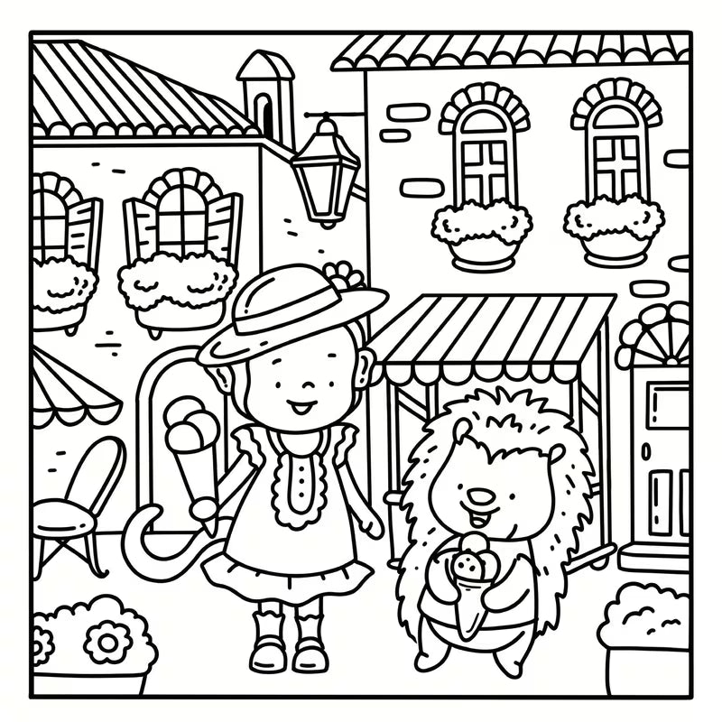 cozy escapes coloring book värityskirja
