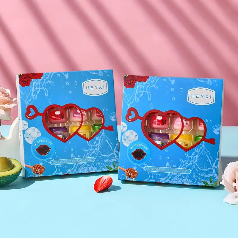 1kpl Heyxi hedelmänmakuinen huulivoidesarja - satunnainen