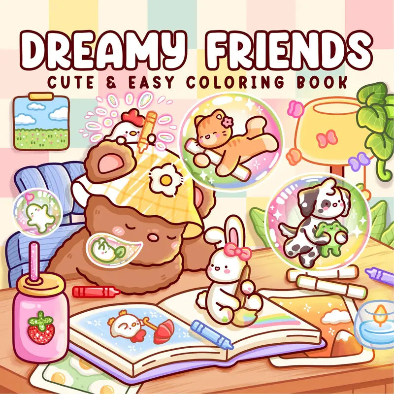 Dreamy Friends coloring book värityskirja