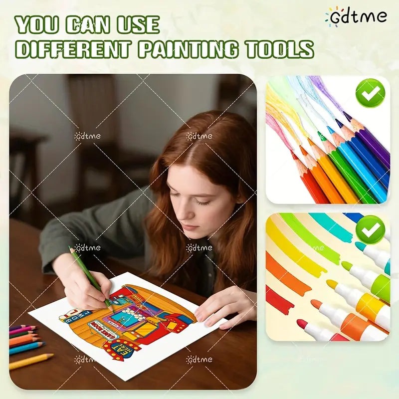 Relaxing corner coloring book värityskirja