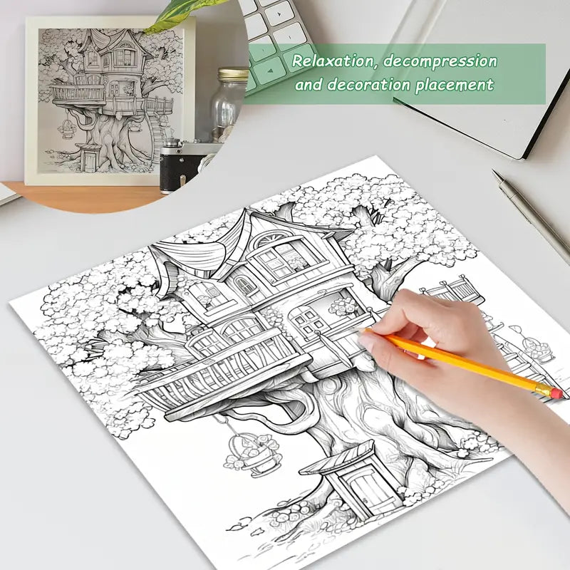 Dream realm coloring book värityskirja