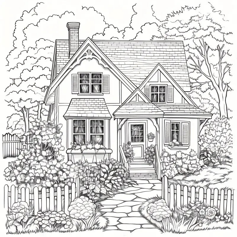 Lovely Home coloring book värityskirja