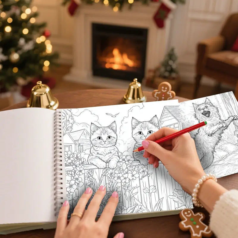 Cute Cats coloring book värityskirja