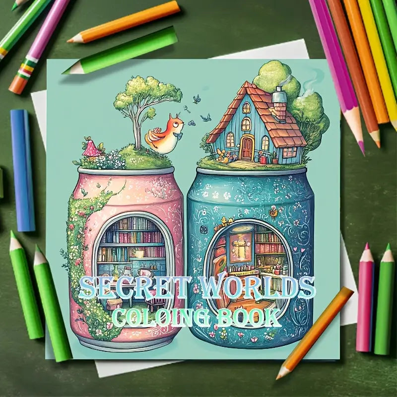 Secret World coloring book värityskirja