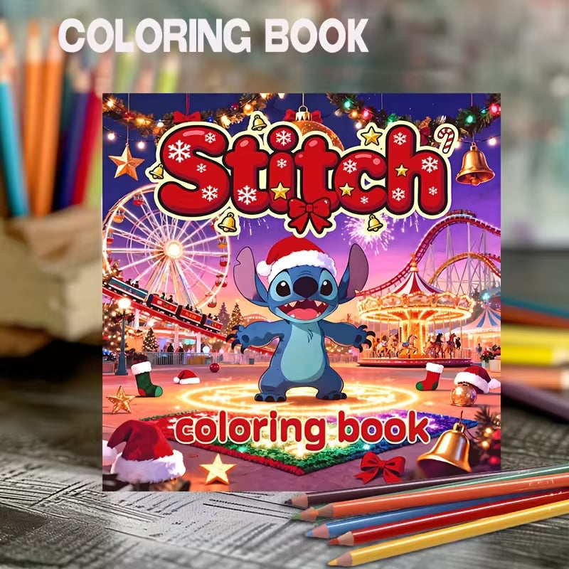 Tulossa pian! Stitch värityskirja