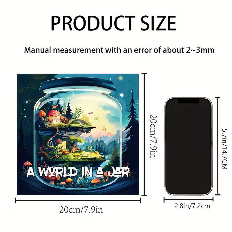 A world in a jar coloring book värityskirja