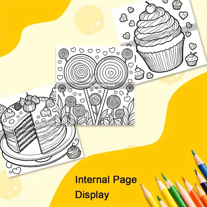 Candy House coloring book värityskirja