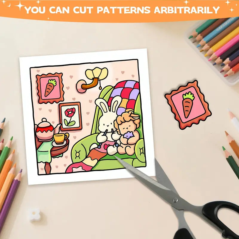 Cozy cuddly coloring book värityskirja