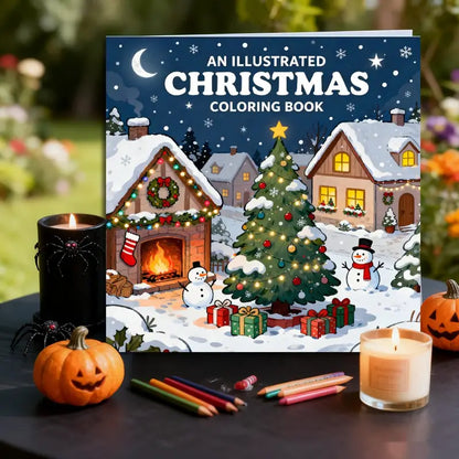 Christmas coloring book värityskirja