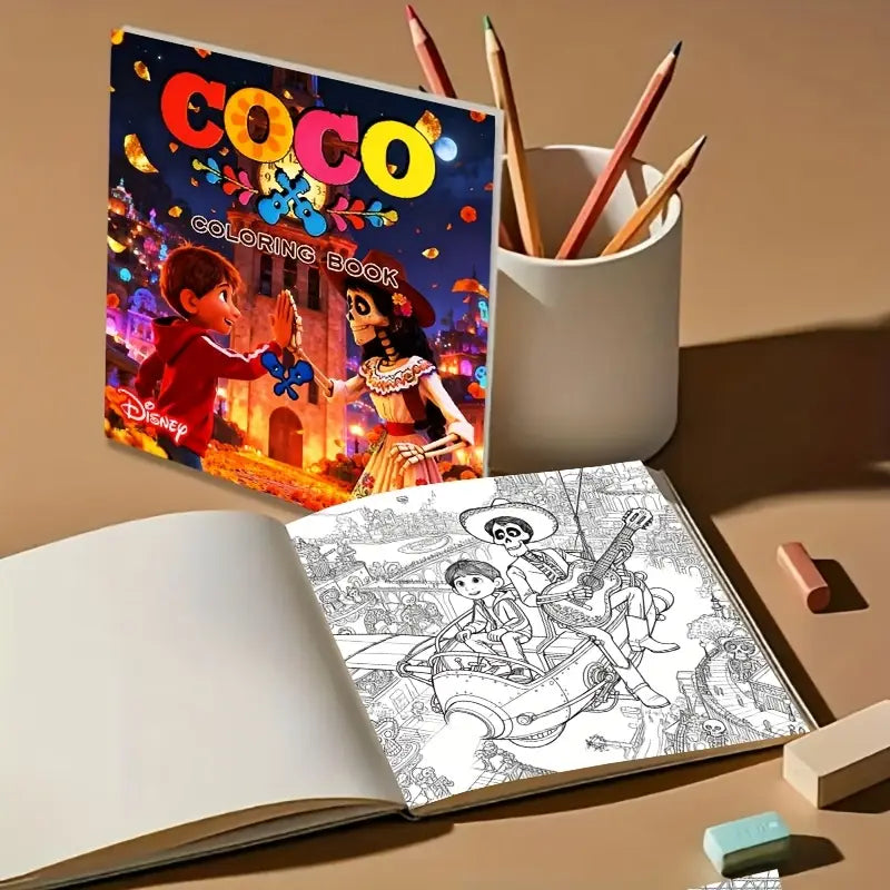 coco coloring book värityskirja