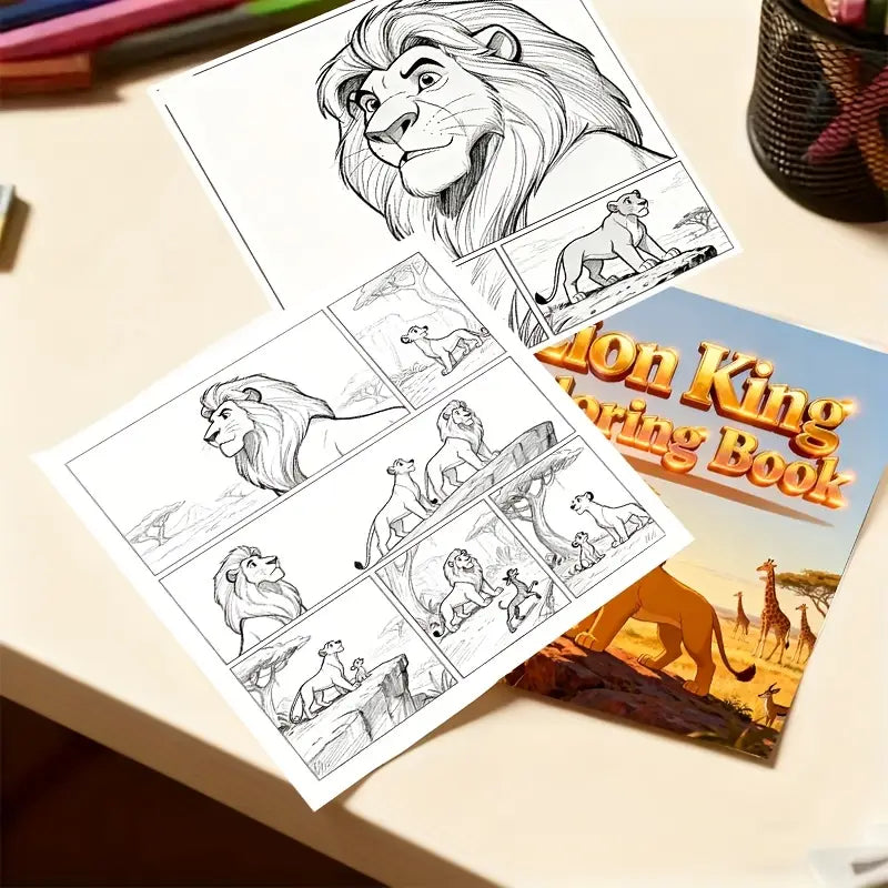 Disney Lion king coloring book värityskirja