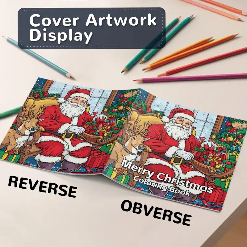 Merry Christmas coloring book värityskirja