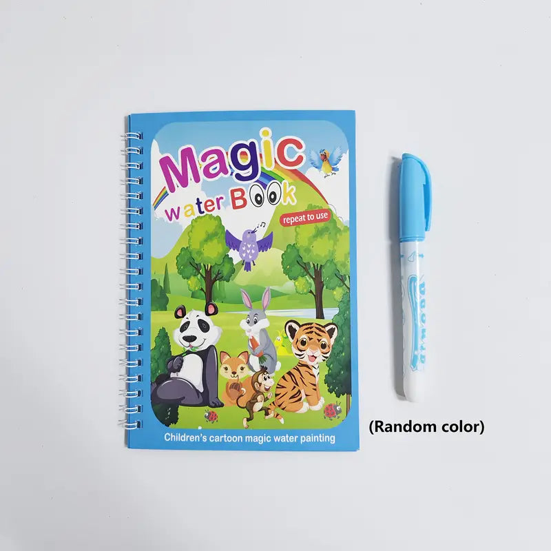 1kpl Magic Watercolor Book with Pen värityskirja