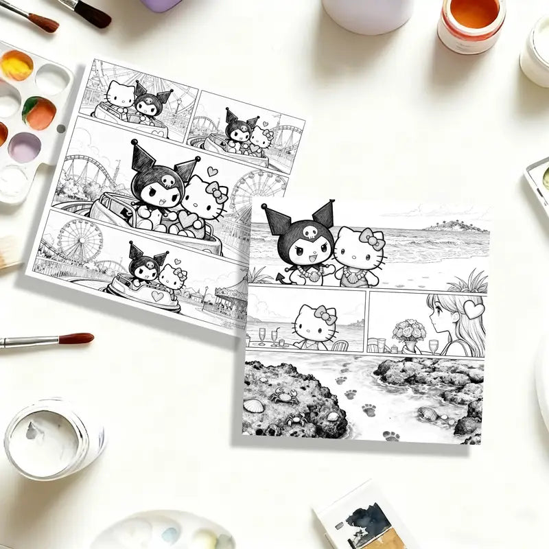 Valentine's Day coloring book värityskirja