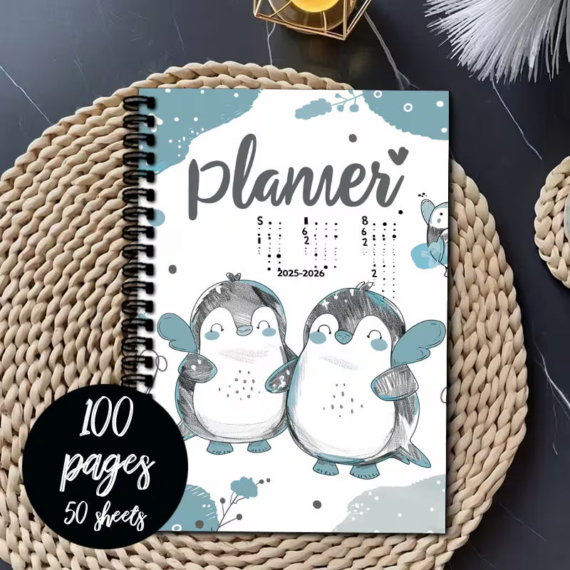 1 kpl söpö pingviinikalenteri 2025-2026