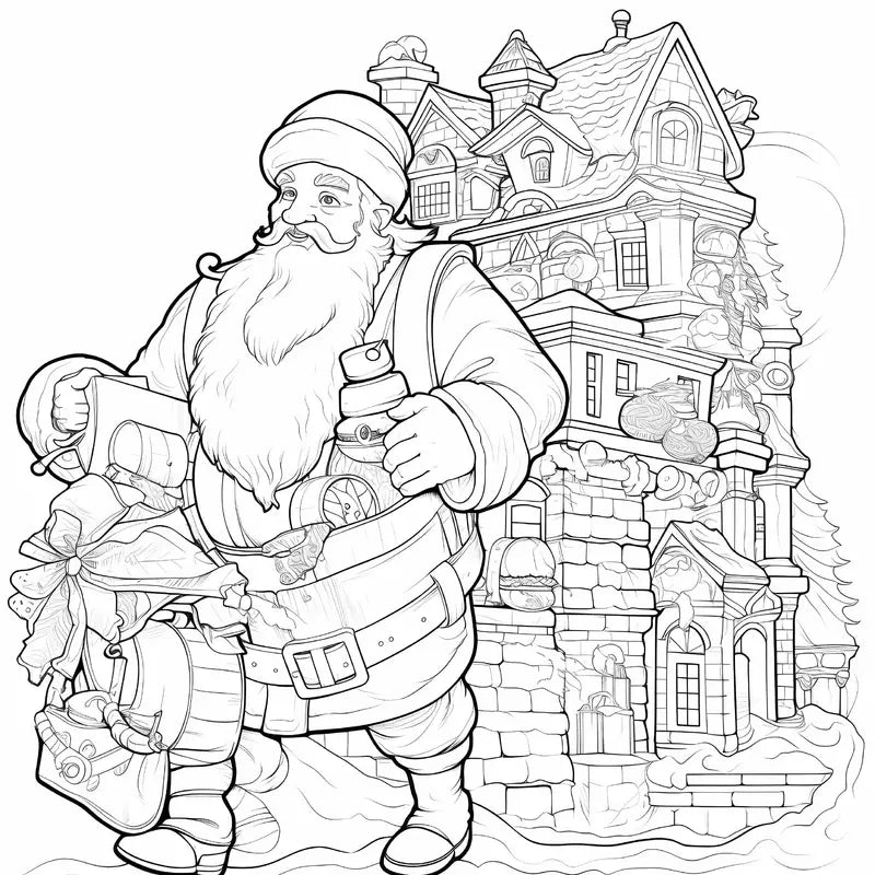 The magic of Christmas coloring book värityskirja