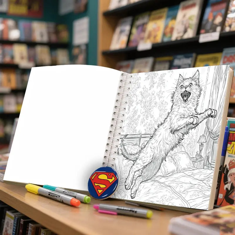 Cute Cats coloring book värityskirja