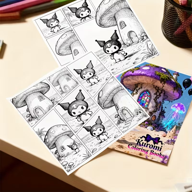 Kuromi coloring book värityskirja