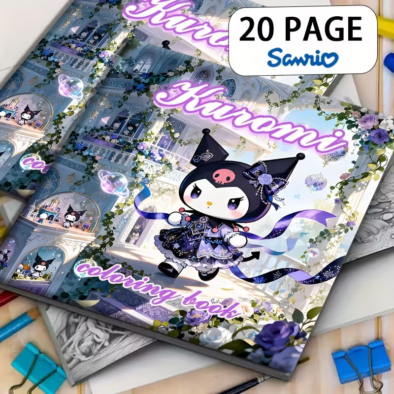 Kuromi coloring book värityskirja