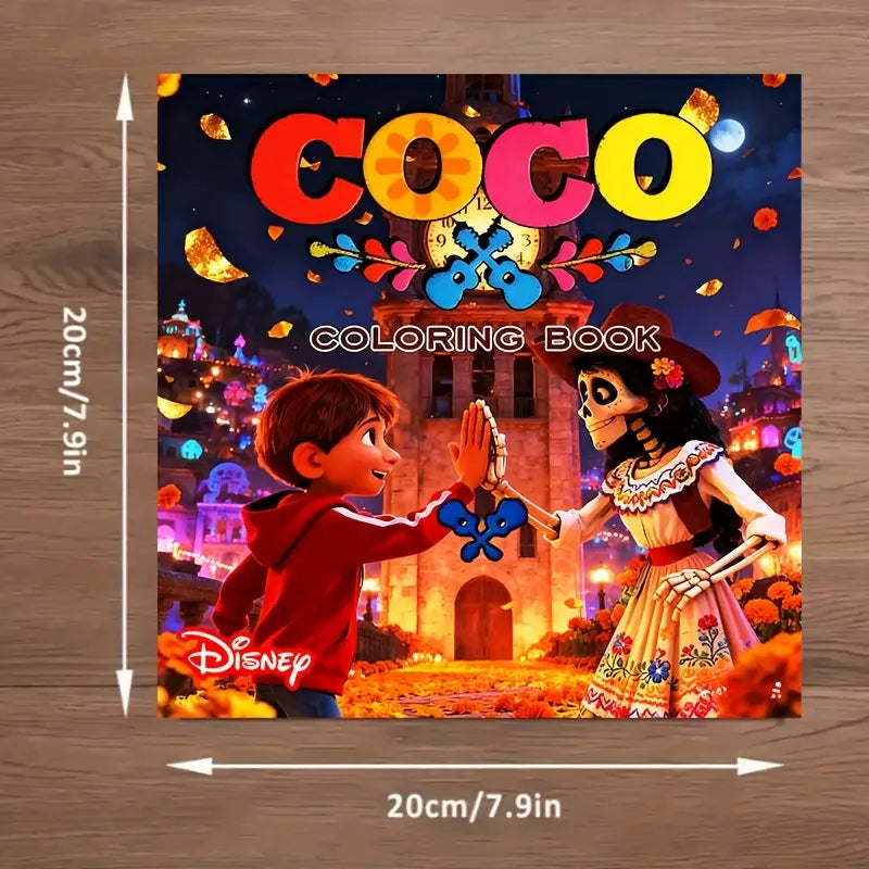 coco coloring book värityskirja