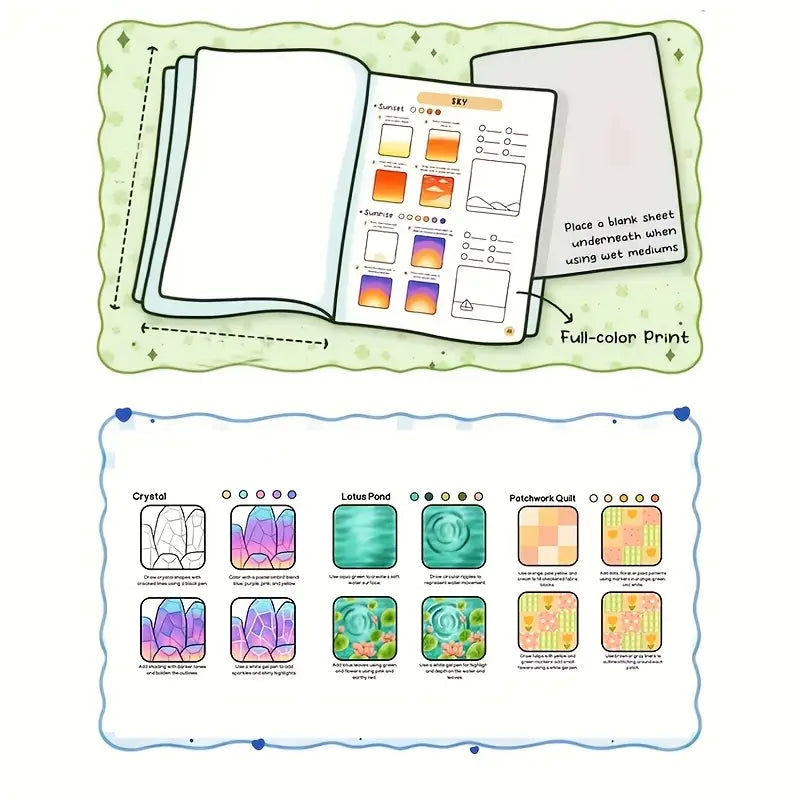 How to draw patterns Kuinka piirtää kuvioita