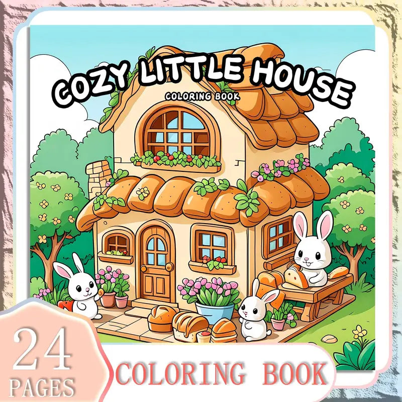 Cozy little house coloring book värityskirja