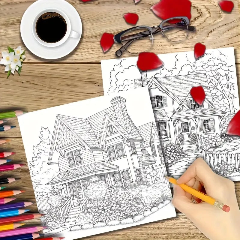 Lovely Home coloring book värityskirja