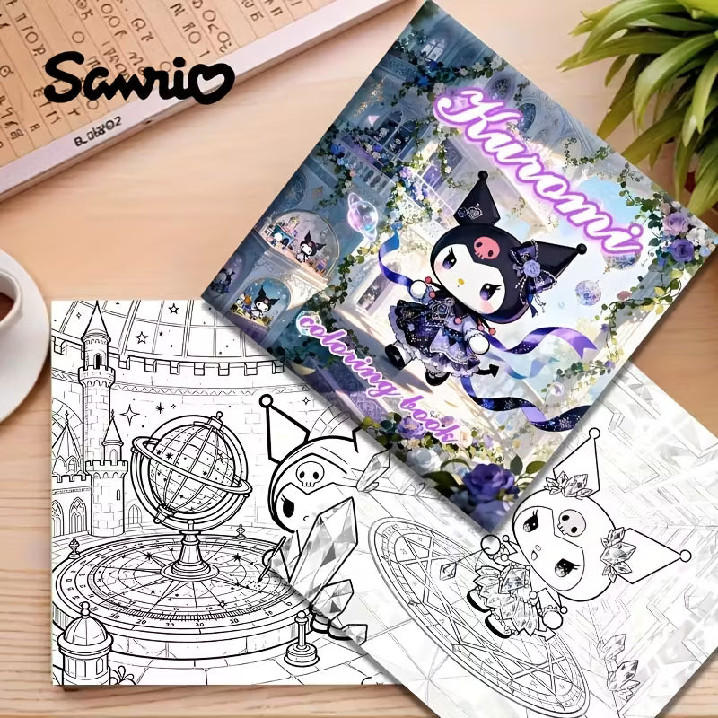 Kuromi coloring book värityskirja