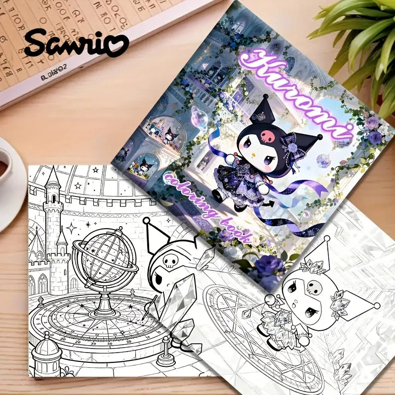 Kuromi coloring book värityskirja