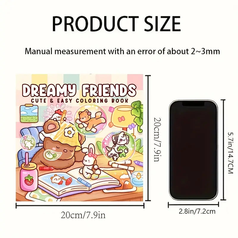 Dreamy Friends coloring book värityskirja