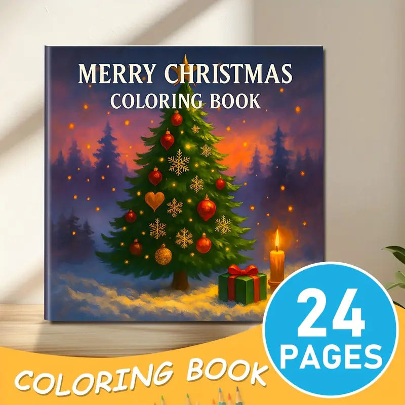 Merry Christmas coloring book värityskirja