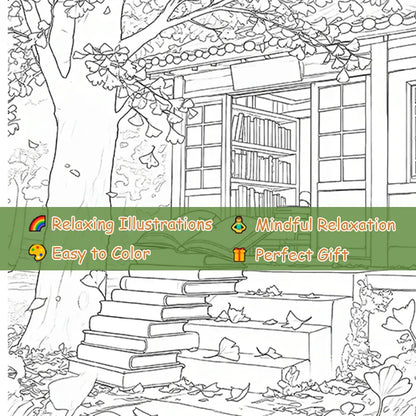 Country hamlet coloring book värityskirja