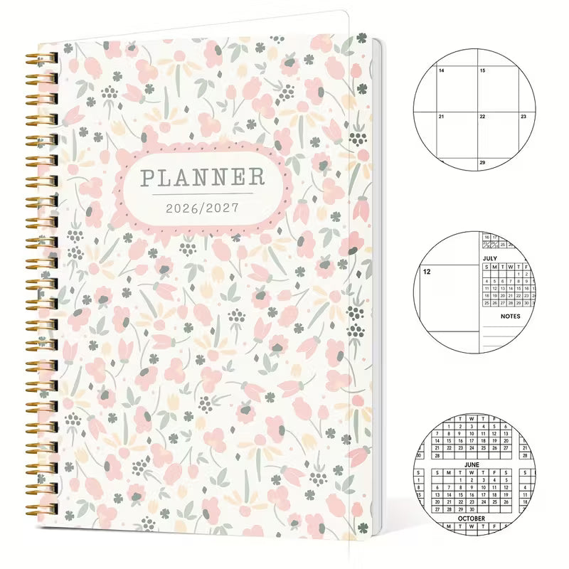 1 kpl A5 kuukausikalenteri 2026-2027