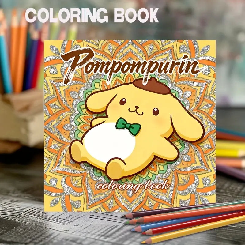 Pompompurin coloring book värityskirja
