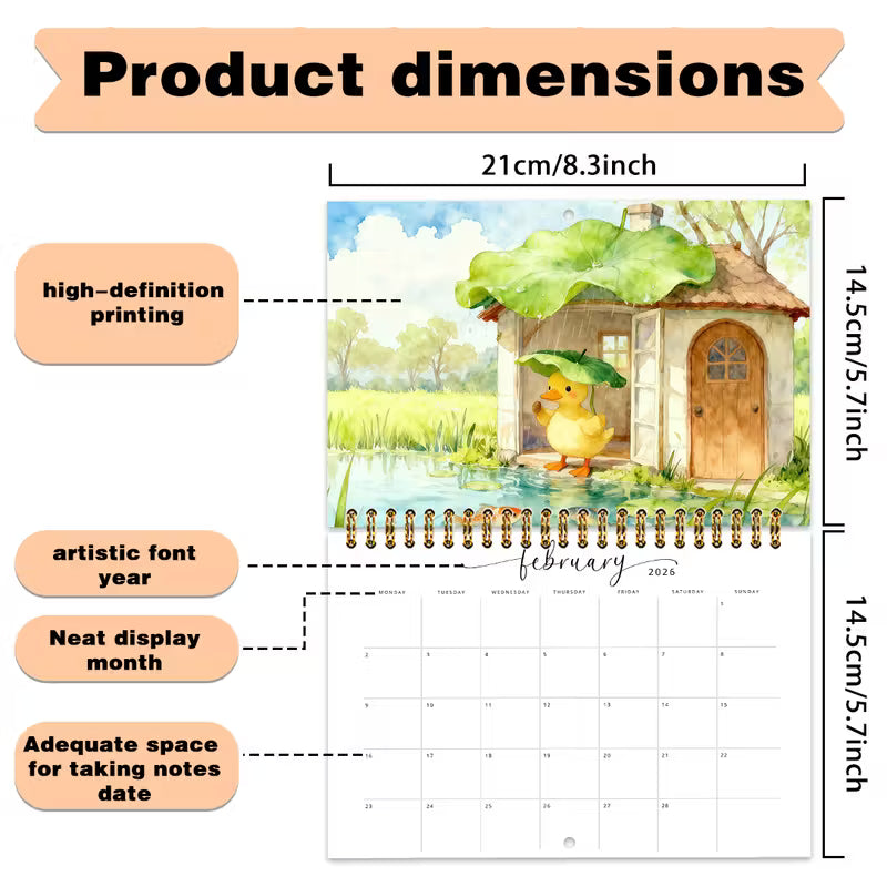 Söpöjen lemmikkien satukalenteri vuodelle 2026