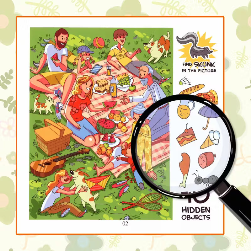 Look and find coloring book