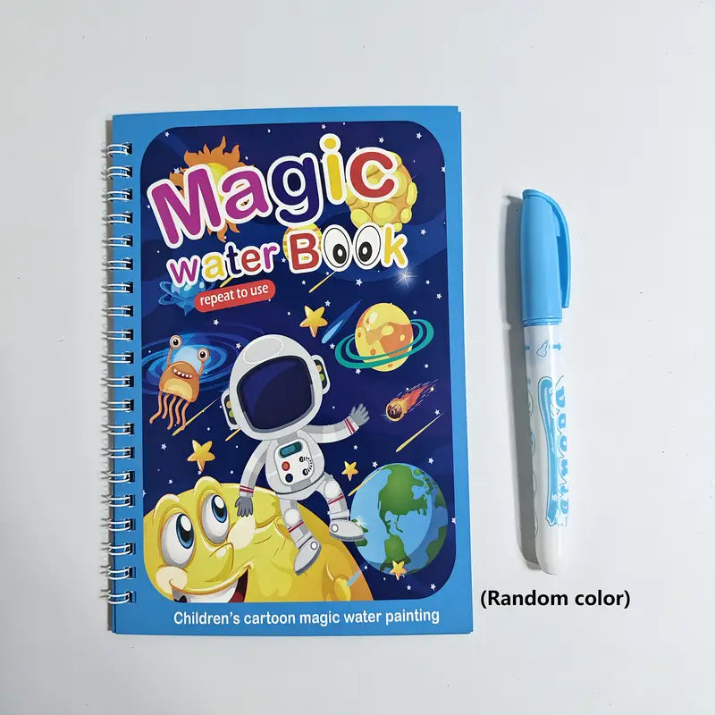 1kpl Magic Watercolor Book with Pen värityskirja