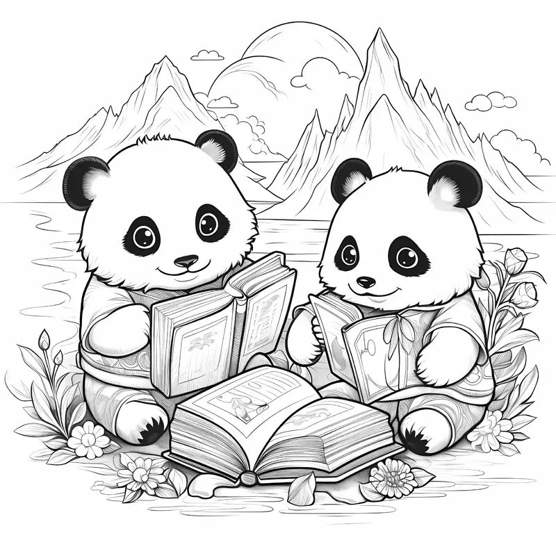 Lovely forest animals coloring book värityskirja