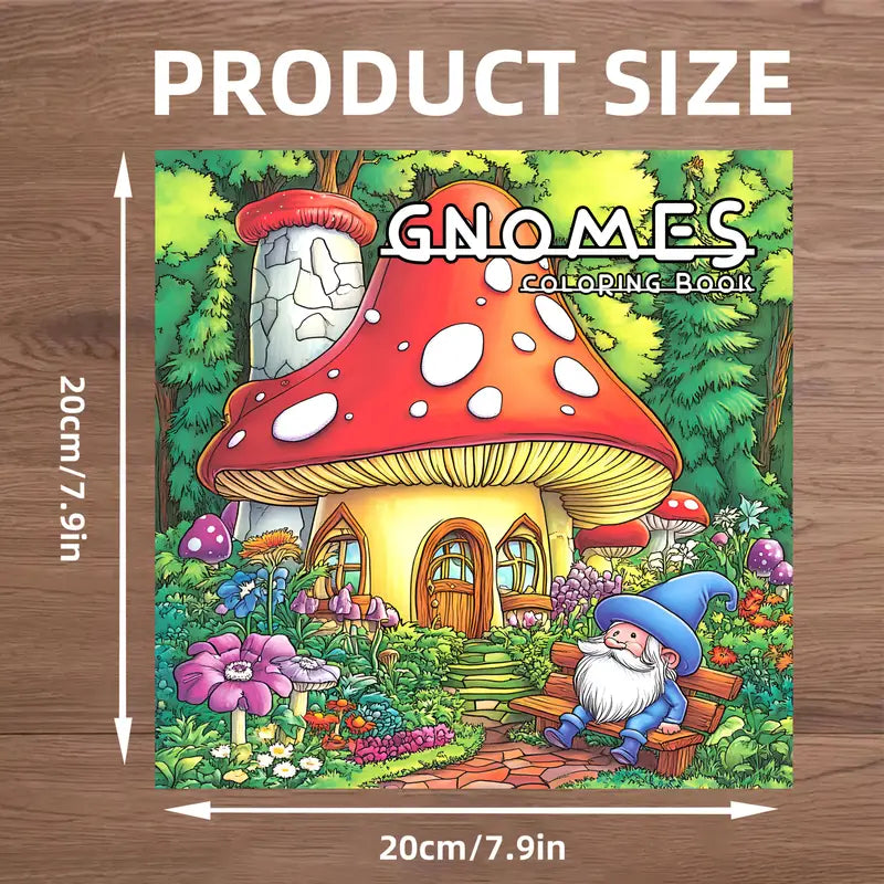 Gnome coloring book värityskirja