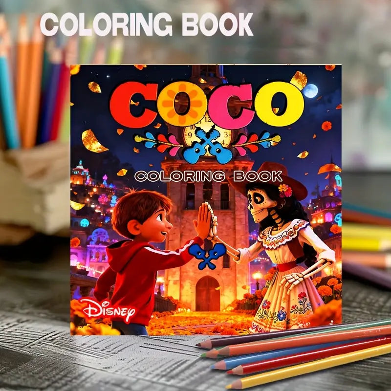 coco coloring book värityskirja